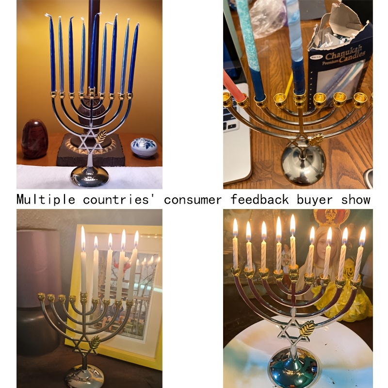Hanukkah Menorah 9 Branch Cand - đánh giá và giá Candle Holder Decor