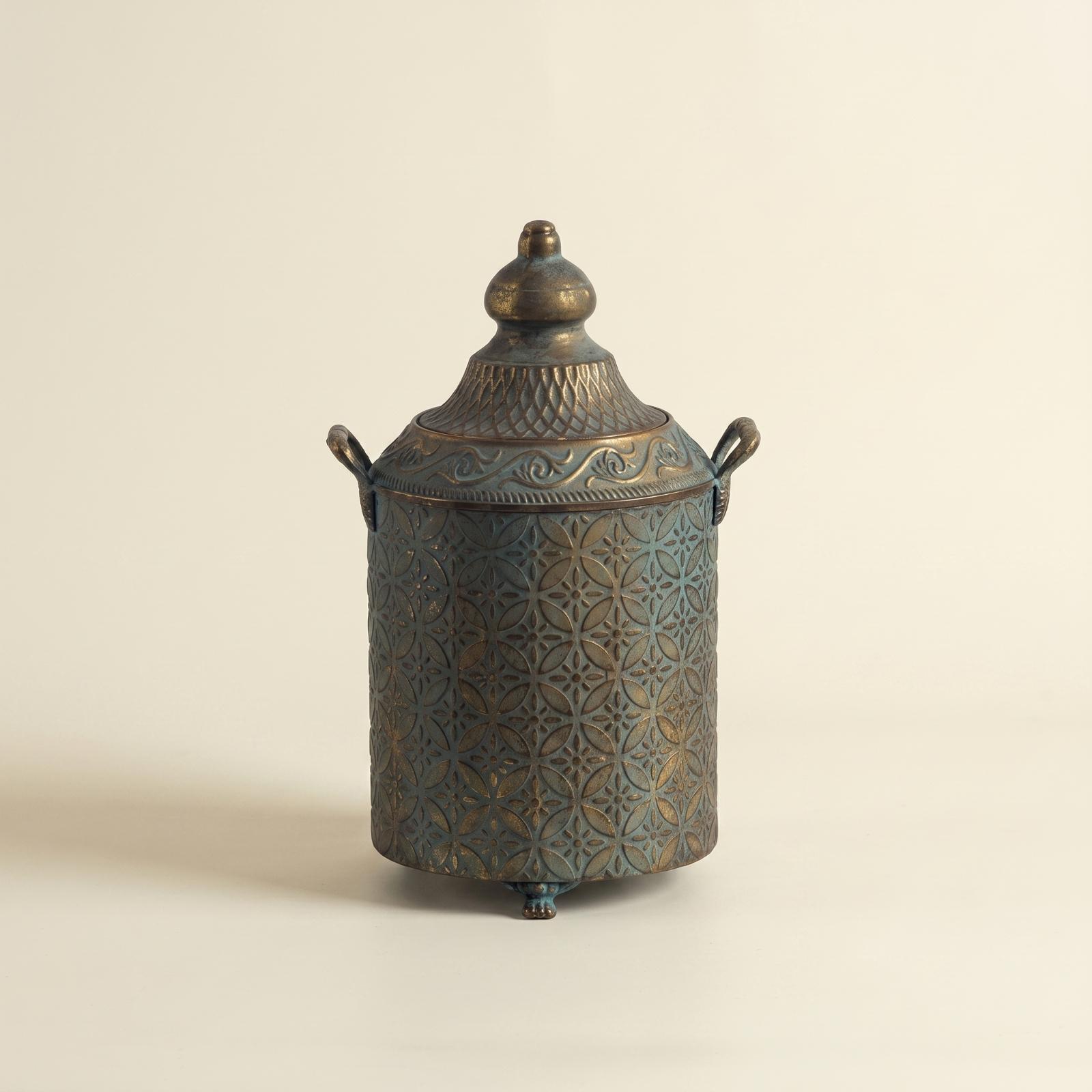 Patina Finished Metal Decorati - đánh giá và giá Vase Decor