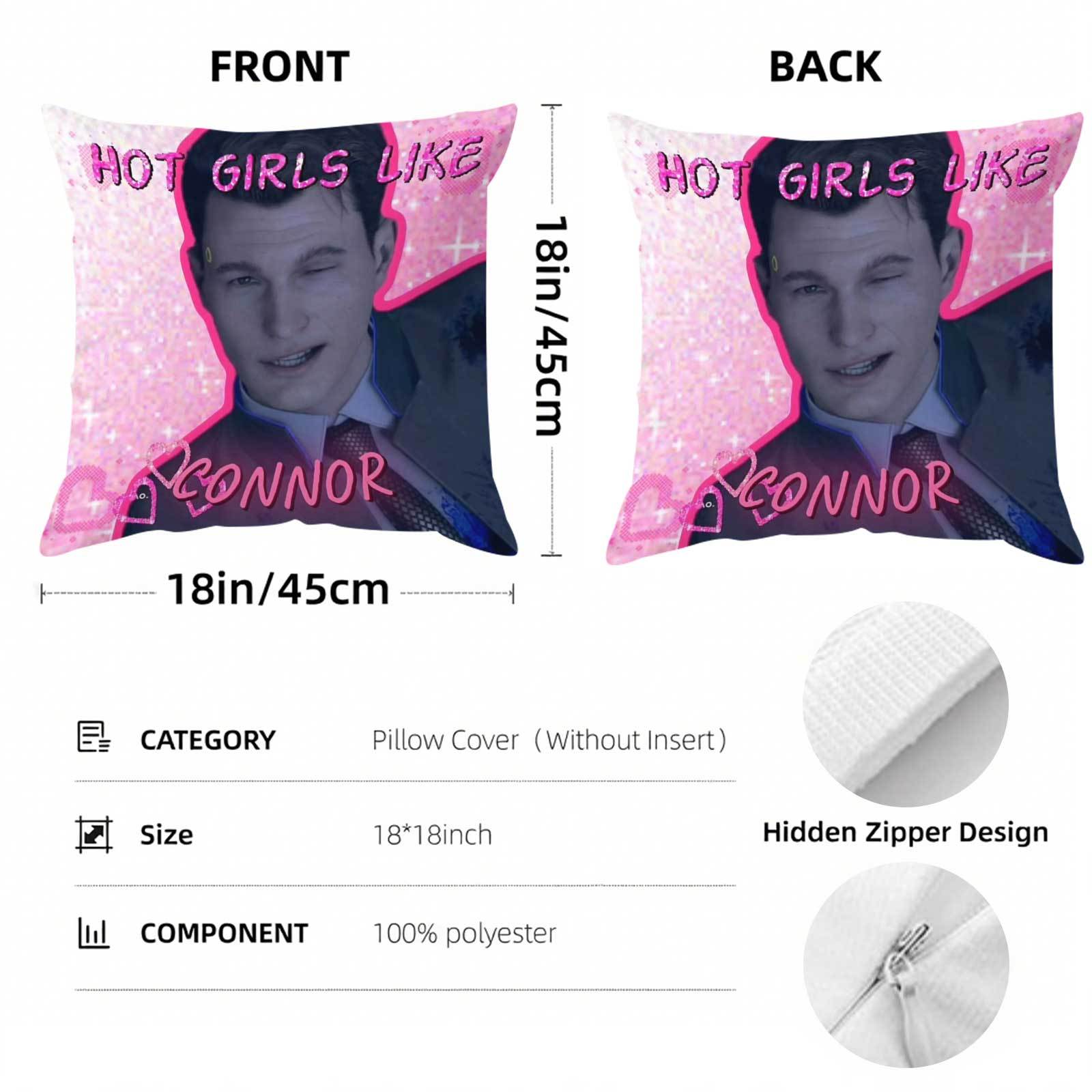 Customize 1pc CONNOR SO HOT Pi - đánh giá và giá Throw Pillow