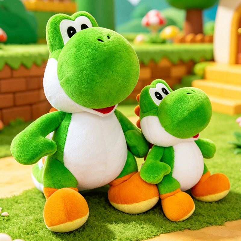Cute Yoshi Green Dinosaur Plus - đánh giá và giá Throw Pillow