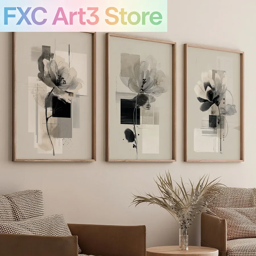 3pcs/Set frameless  , Abstract - đánh giá và giá Abstract Canvas Set