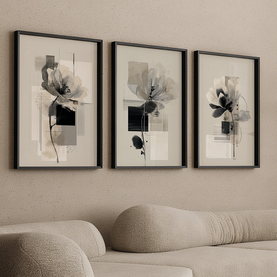3pcs/Set frameless  , Abstract - đánh giá và giá Abstract Canvas Set