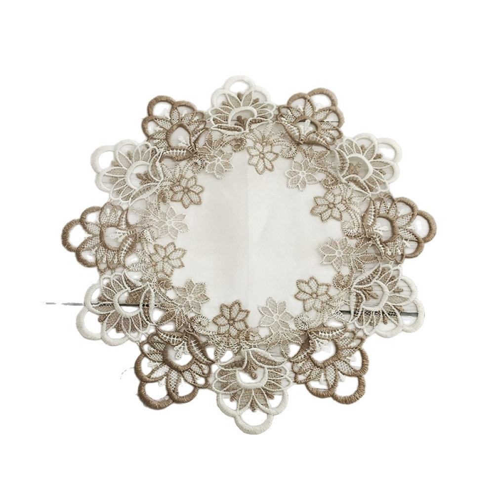 Exquisite Round Lace Placemat  - đánh giá và giá Table Runner