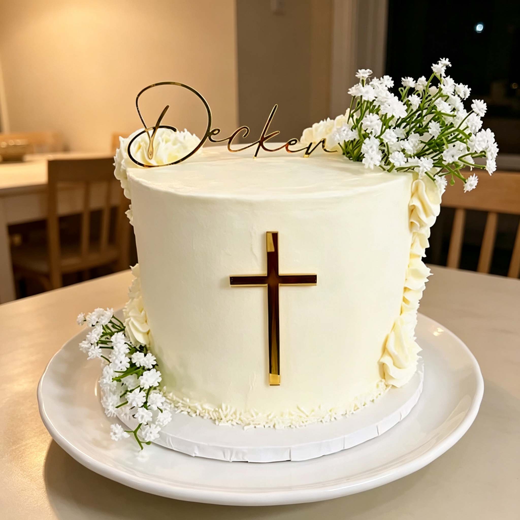 Personalized Cross & Name Cake - đánh giá và giá Decorative Mirror