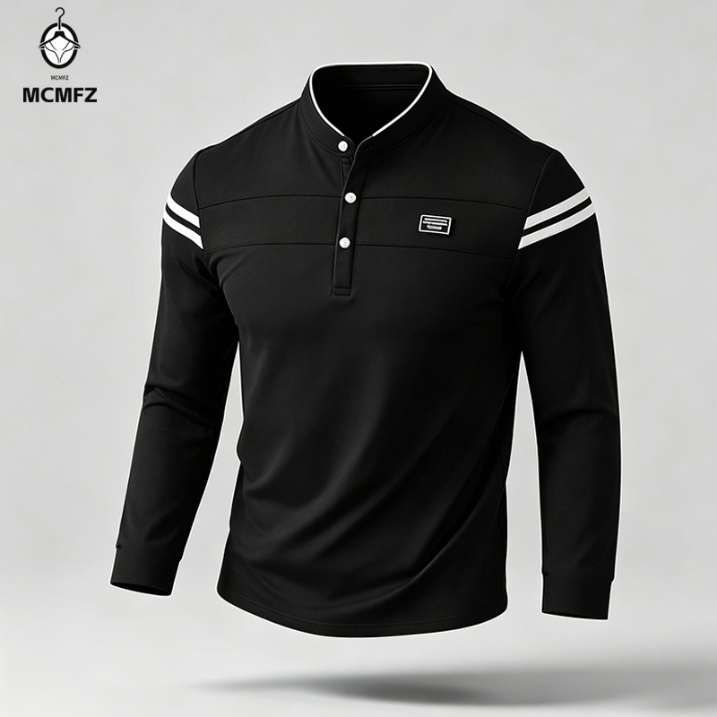 Male Urban Long Sleeve Polo Sh - đánh giá và giá Wall Sticker