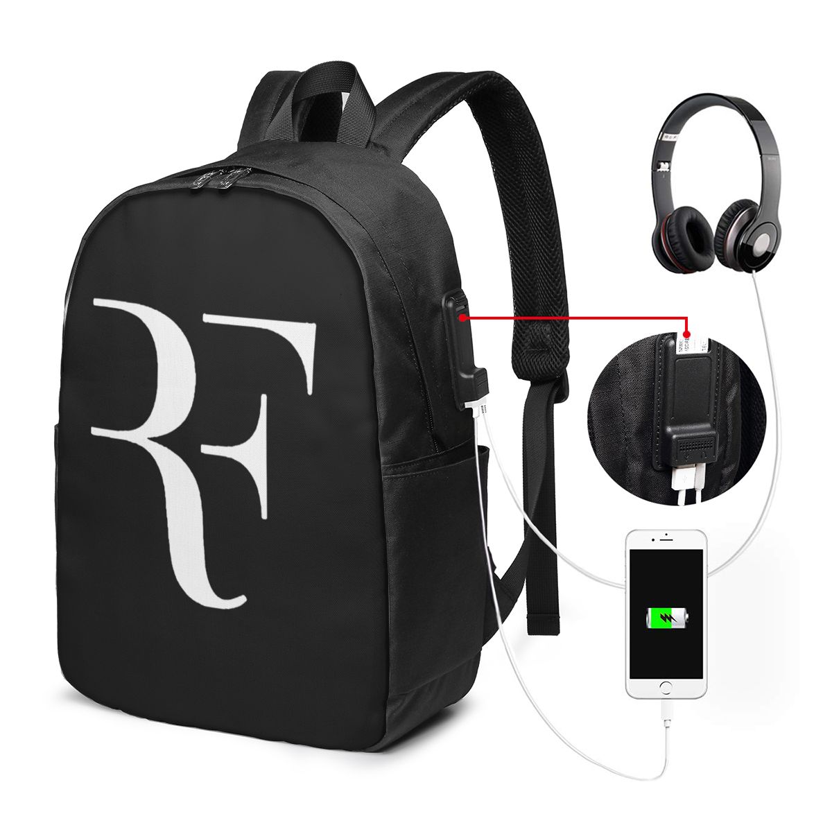 Roger Federer Backpack Travel  - đánh giá và giá Wall Sticker