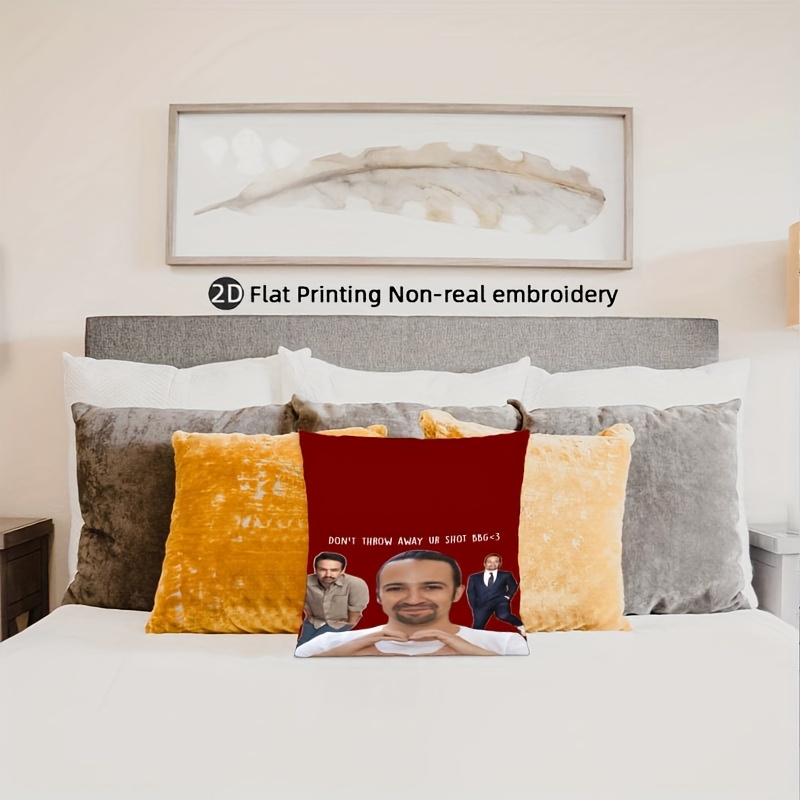 Customize 1pc Lin-Manuel Miran - đánh giá và giá Throw Pillow