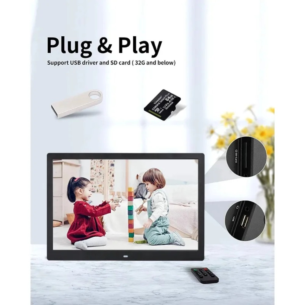 15 Inch Digital Photo Frame, L - đánh giá và giá Picture Frame