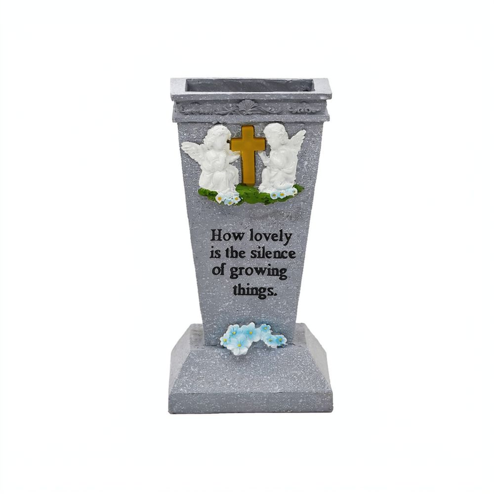 Resin Solar Cross Cemetery Vas - đánh giá và giá Vase Decor